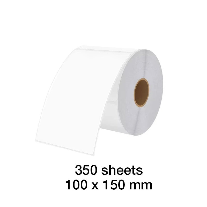 Deep A6 Size 100*150mm Thermal Label Sticker / Air Waybill Label 350pcs per roll