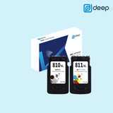 Deep PG-810XL CL-811XL Black Cyan Magenta Yellow High Yield Ink Cartridge