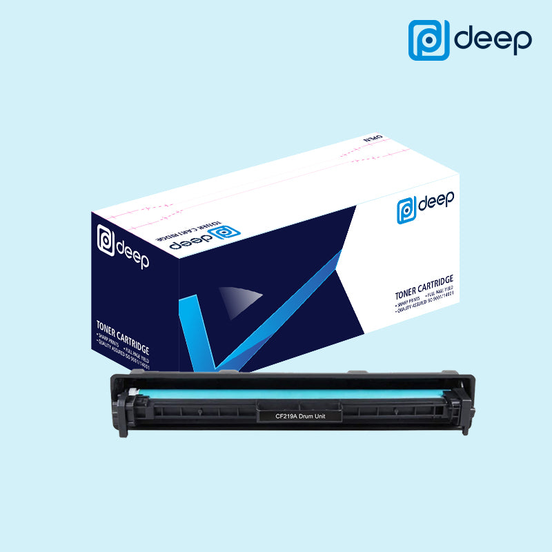 Deep 17A CF217A 19A CF219A Black Toner & Drum Cartridge