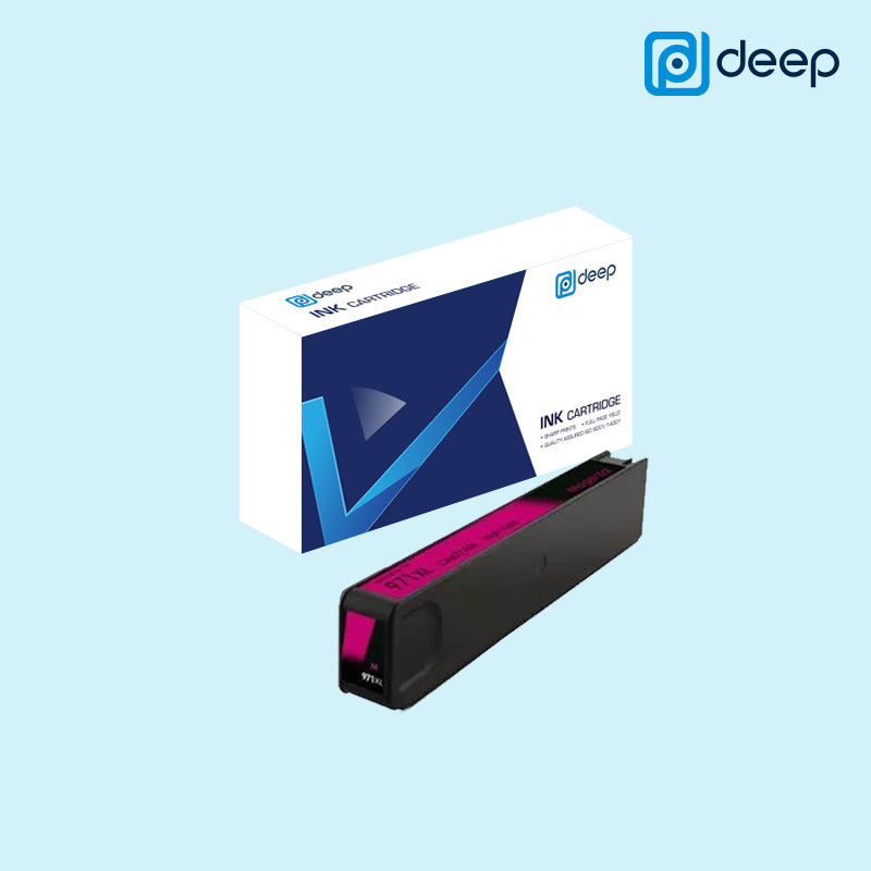 Deep 970XL 971XL High Yield Black Cyan Magenta Yellow Ink Cartridge