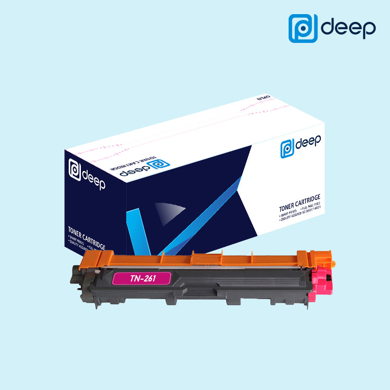 Deep TN-261 Black Cyan Magenta Yellow Toner Cartridge