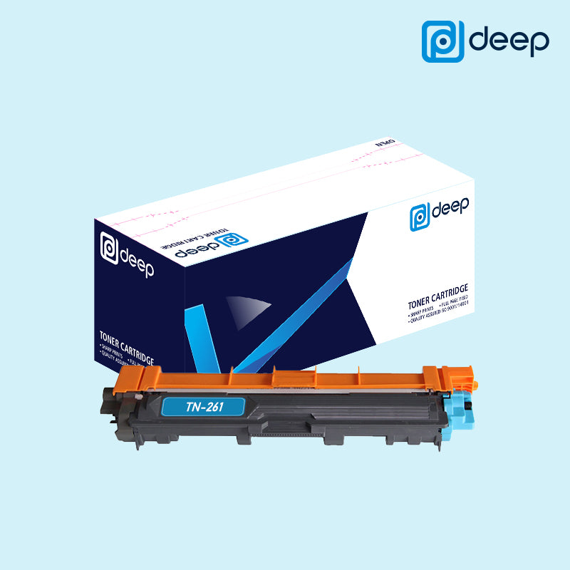 Deep TN-261 Black Cyan Magenta Yellow Toner Cartridge