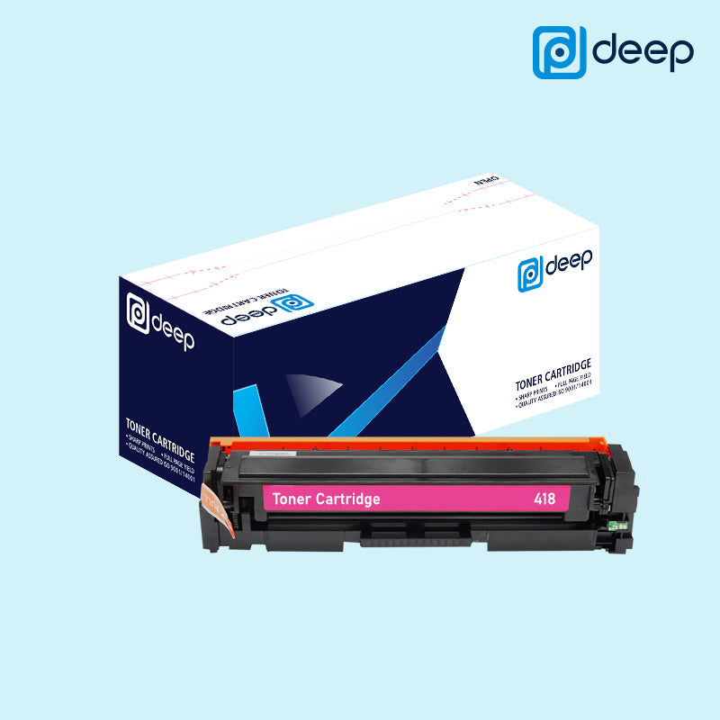 Deep 418 Black Cyan Magenta Yellow Toner Cartridge