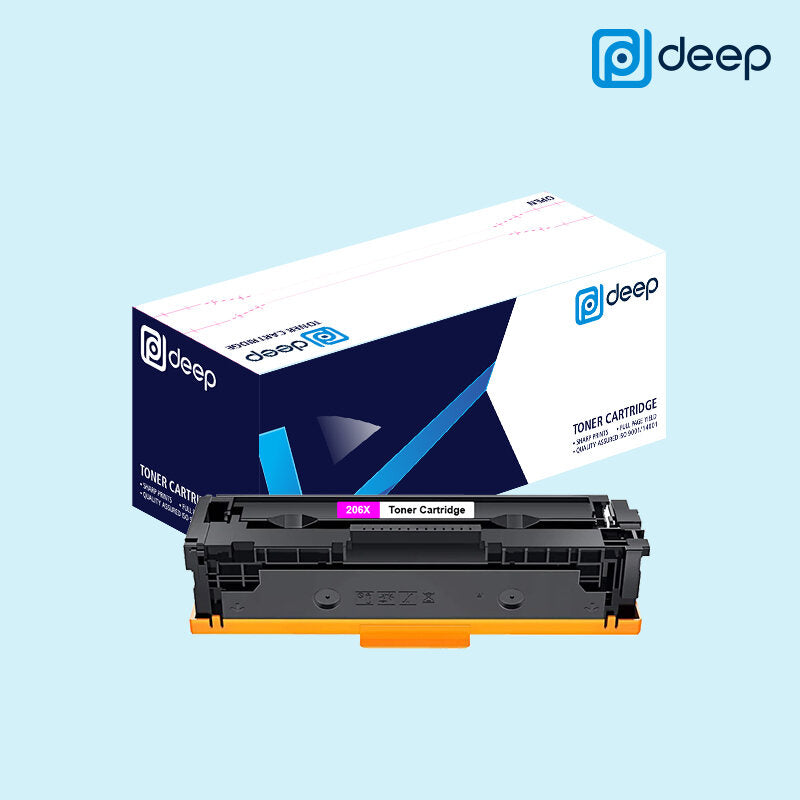 Deep 206X Black Cyan Magenta Yellow Toner Cartridge