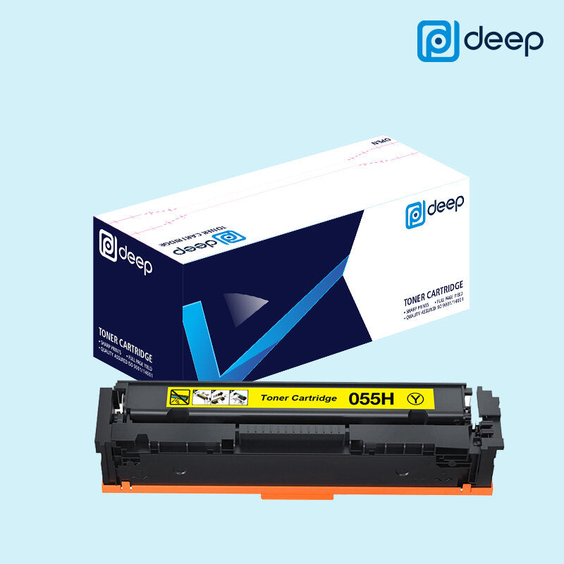 Deep 055H Black Cyan Magenta Yellow High Yield Toner Cartridge