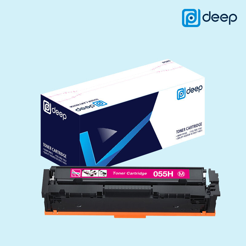 Deep 055H Black Cyan Magenta Yellow High Yield Toner Cartridge