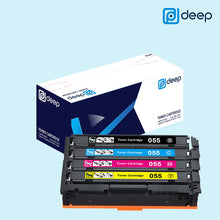 Load image into Gallery viewer, Deep 055 Black Cyan Magenta Yellow Standard Toner Cartridge