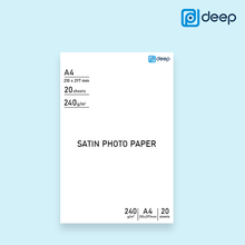 Load image into Gallery viewer, Deep High Quality Inkjet Photo Paper A4 210x297mm Semi Glossy - Satin Photo Paper 240gsm 20 sheets