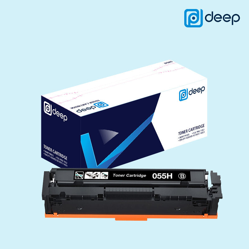 Deep 055H Black Cyan Magenta Yellow High Yield Toner Cartridge