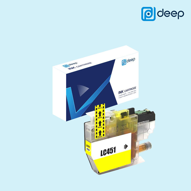 Deep LC451 Black Cyan Magenta Yellow Ink Cartridge