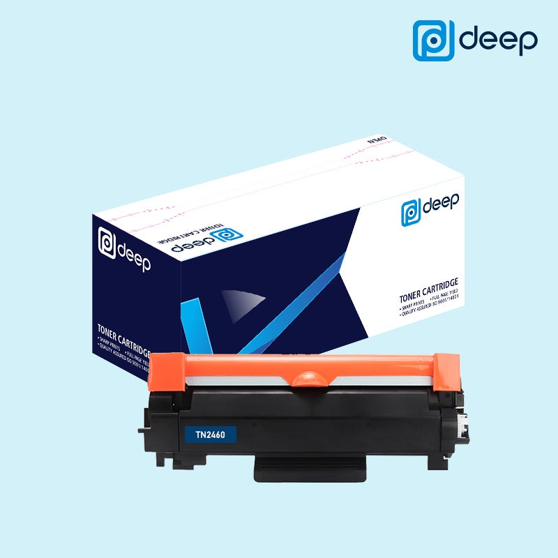 Deep Toner TN-2460 for use in DCP-L2535DW DCP-L2550DW HL-L2375DW MFC-L2715DW MFC-L2750DW TN2460 2460