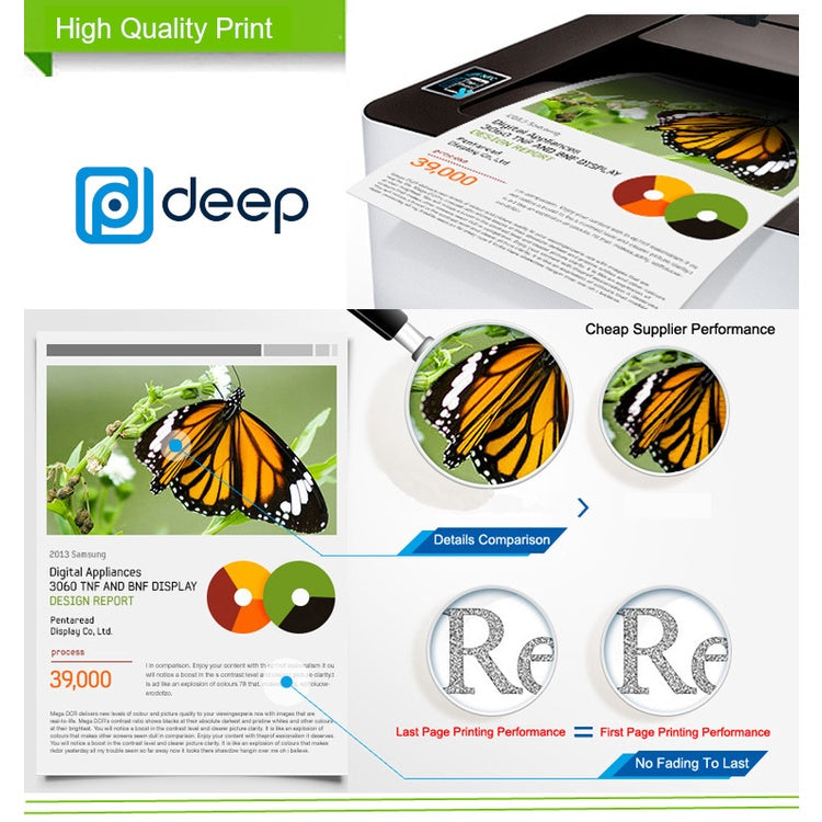 Deep TN-456 High Yield Toner Cartridge for use in HL-8260CDN HL-L8360CDW MFC-L8690CDW MFC-L8900CDW TN456 TN 456