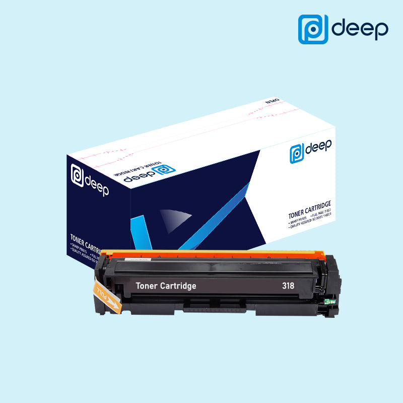 Deep 318 Black Cyan Magenta Yellow Toner Cartridge