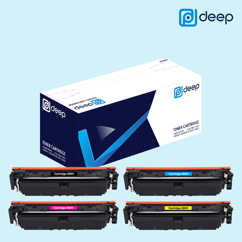 Deep 069H Black Cyan Magenta Yellow High Yield Toner Cartridge