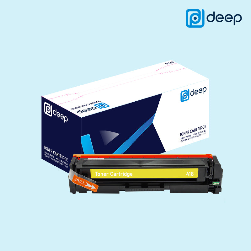 Deep 418 Black Cyan Magenta Yellow Toner Cartridge