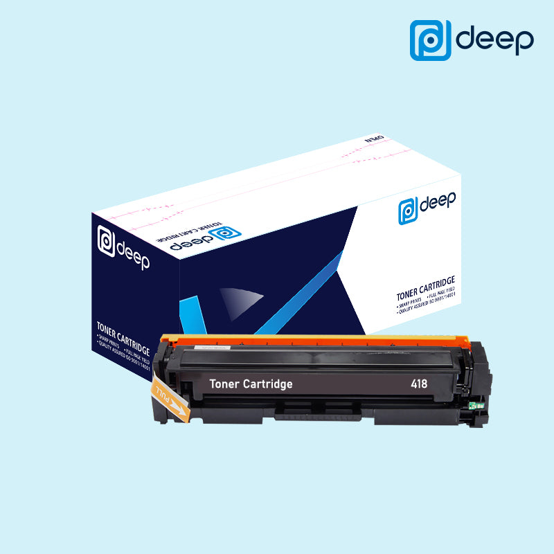 Deep 418 Black Cyan Magenta Yellow Toner Cartridge